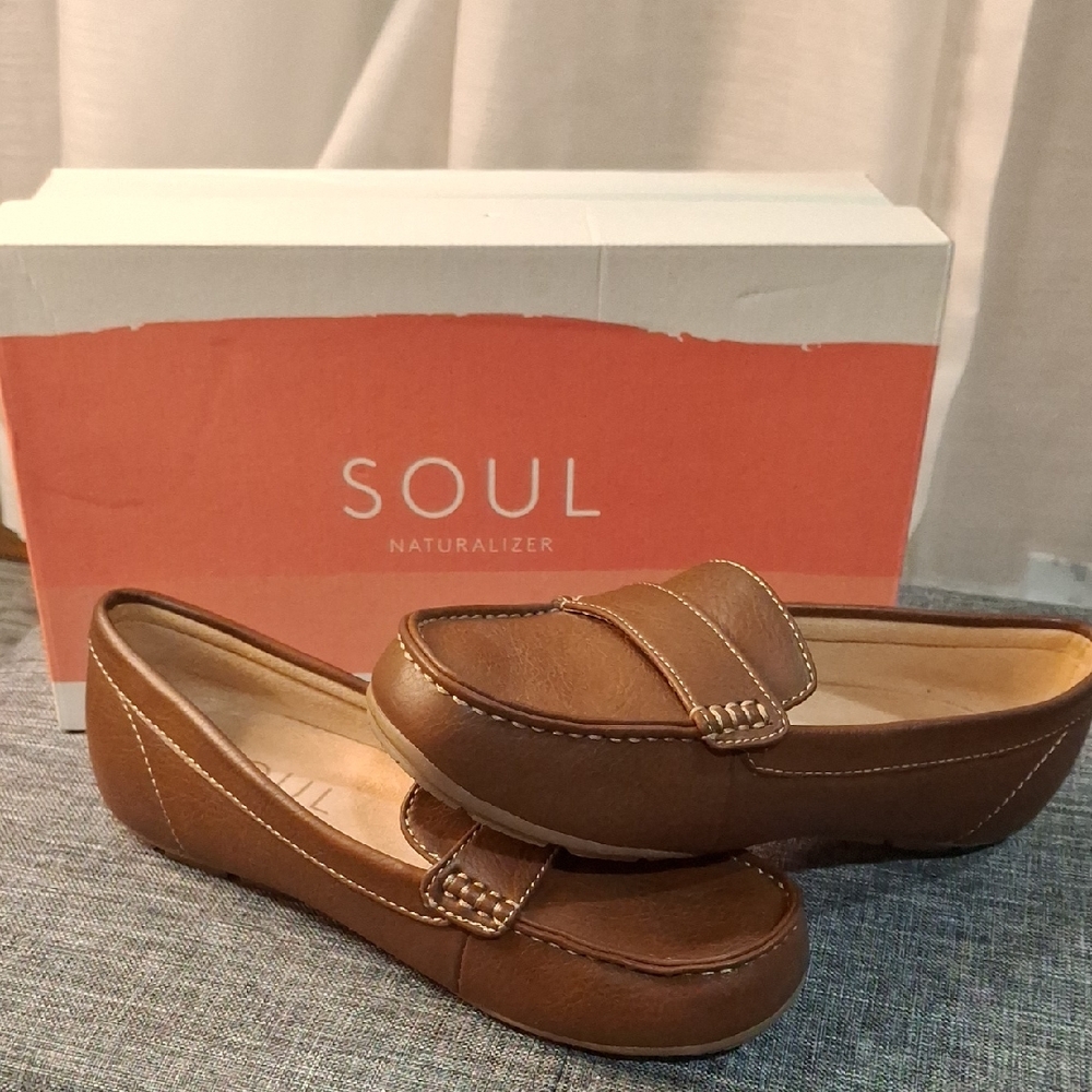 Soul Naturalizer Women's Brown Loafers Sz 6W